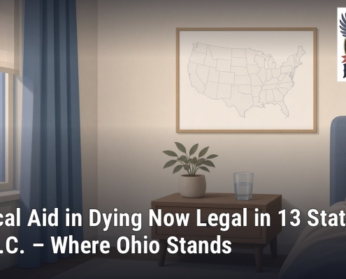 Illustration: OHIO | Medical Aid in Dying Is Now Legal in 13 States and D.C. – Where It Stands, How It Works, and Both Sides of the Debate